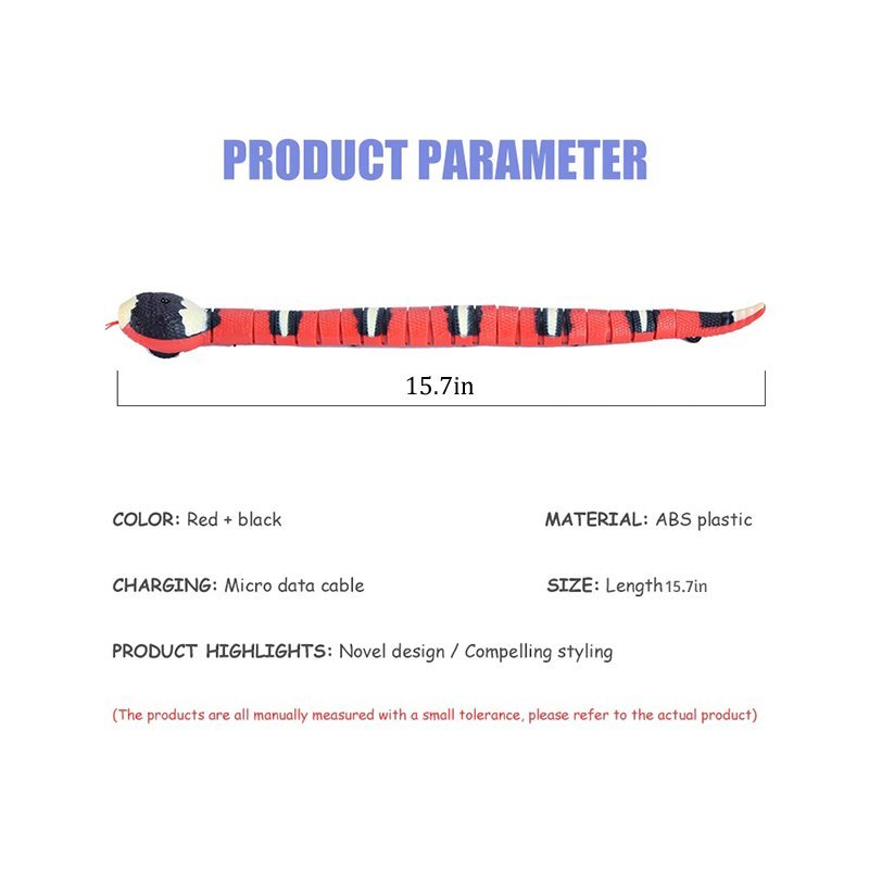 Walfinds Smart Sensing Snake Electron Interactive Cat Toys