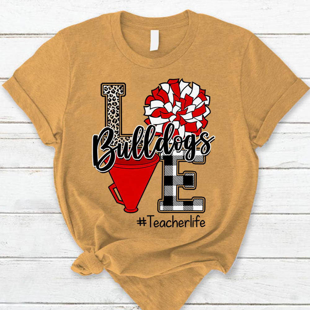 Personalized Shirt Love School Spirit Mascot Teacher Life Sport Shirt For Teacher Hk10 Trhn