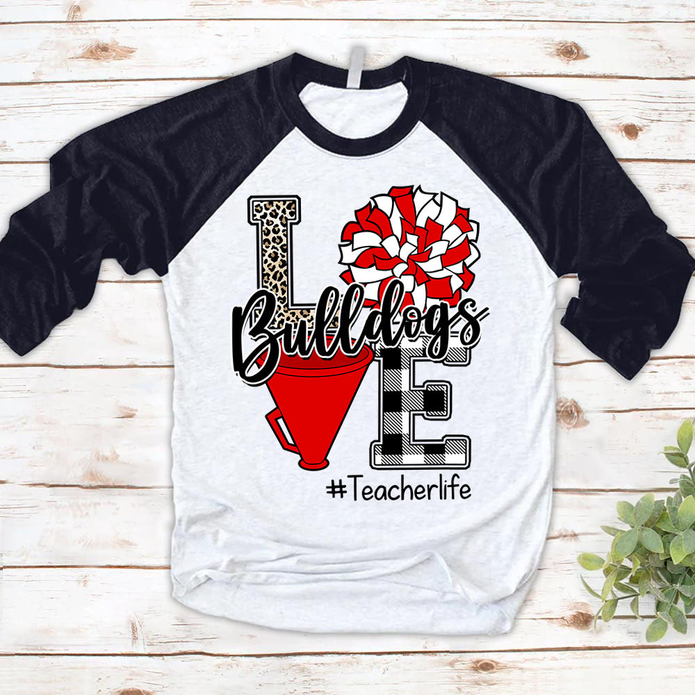 Personalized Shirt Love School Spirit Mascot Teacher Life Sport Shirt For Teacher Hk10 Trhn