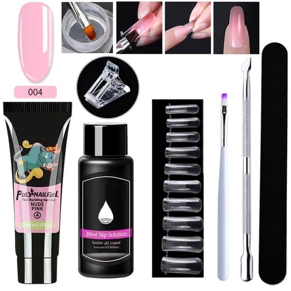 (🔥Last Day Promotion 49% OFF) Luxury Polygel Nail Kit - BUY 3 FREE SH