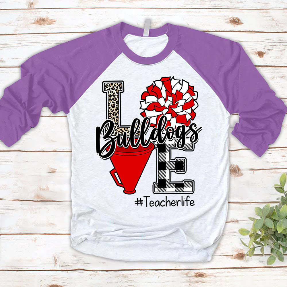 Personalized Shirt Love School Spirit Mascot Teacher Life Sport Shirt For Teacher Hk10 Trhn