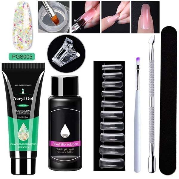 (🔥Last Day Promotion 49% OFF) Luxury Polygel Nail Kit - BUY 3 FREE SHIPPING