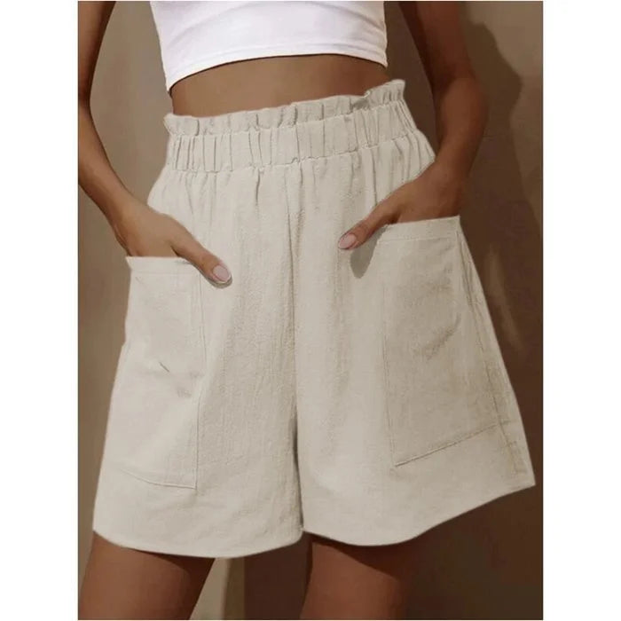 ❄️Women's Summer High Waist Wide Leg Casual Shorts❄️