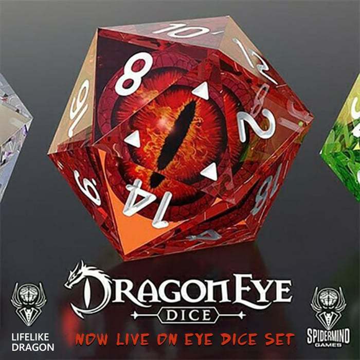 ⏰Save 42% today💥Lifelike Green Dragon Eye Dice Set (Buy 3 Free Shippi