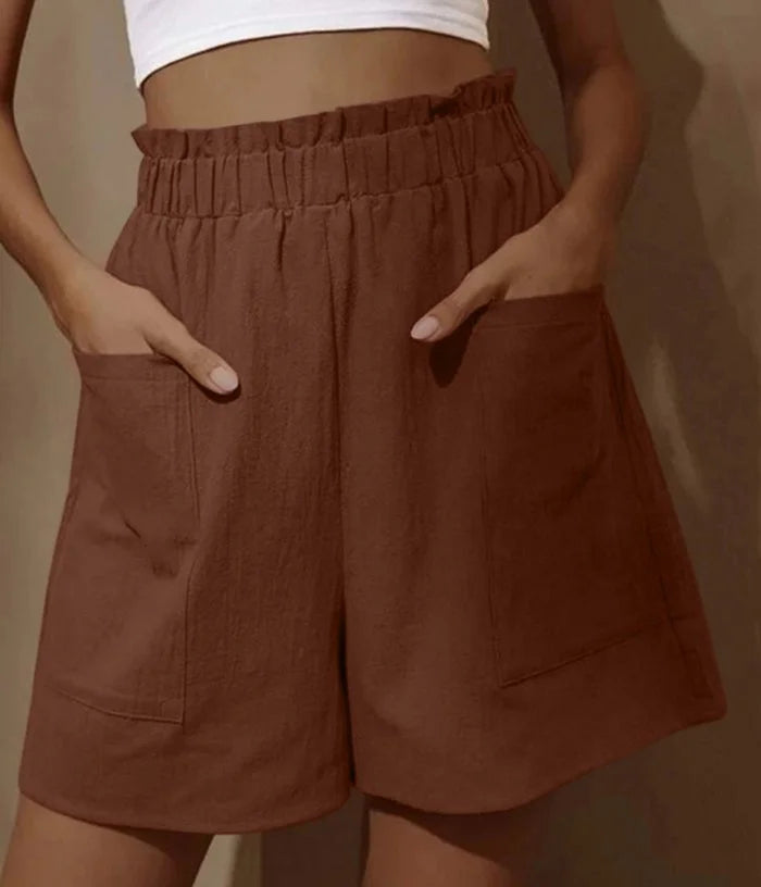 ❄️Women's Summer High Waist Wide Leg Casual Shorts❄️