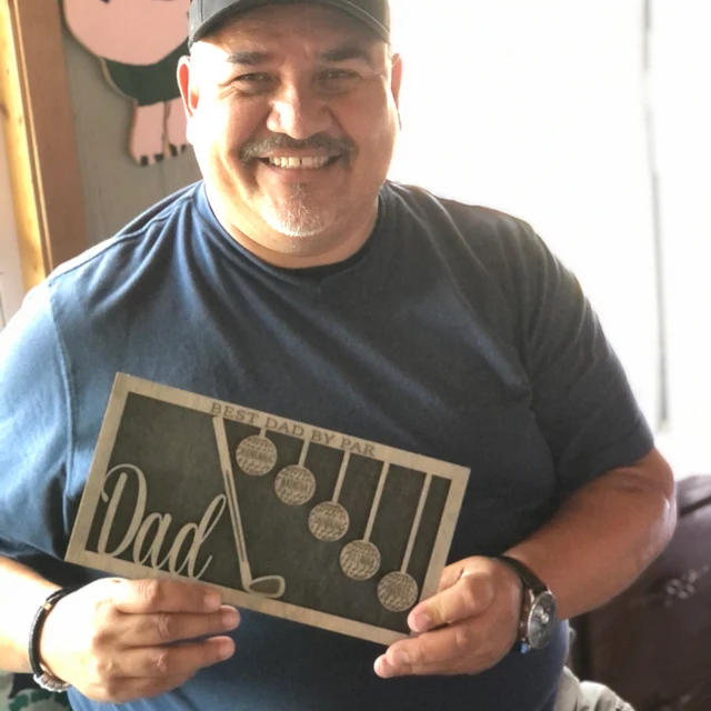 1 Golf - Father's Day Golf Theme Sign