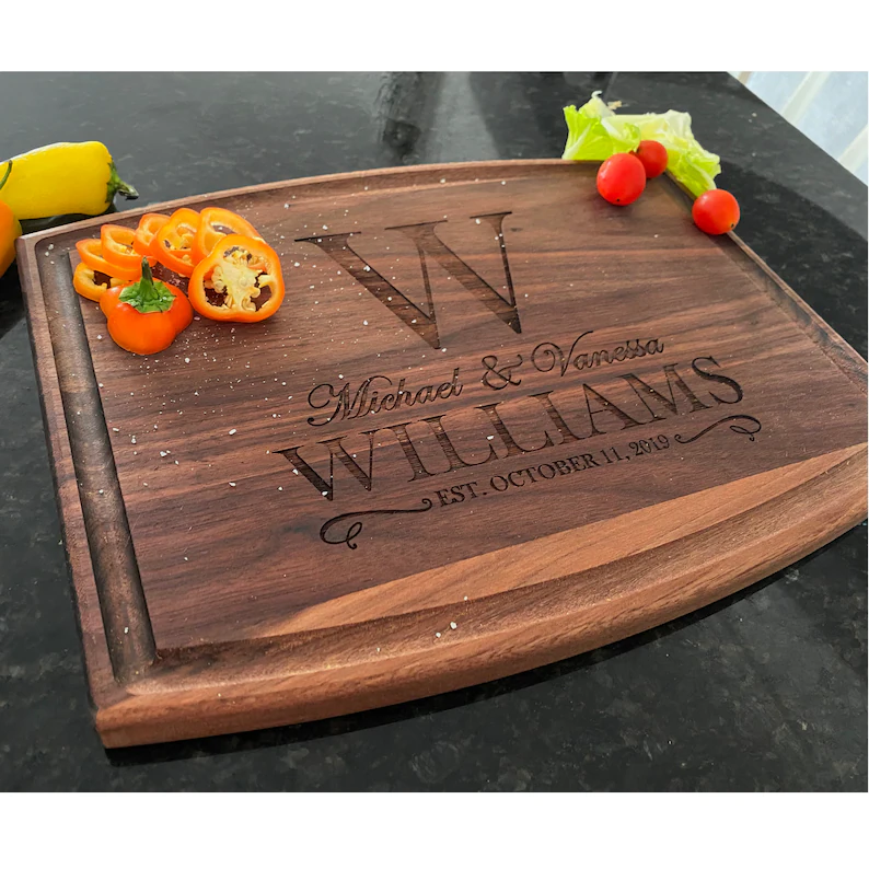 Cutting Board Personalized - Personalized Gifts - Wedding Gifts, Custom Cutting Boards | Anniversary, Housewarming, Engagement Gifts