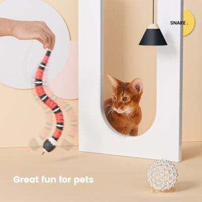 Walfinds Smart Sensing Snake Electron Interactive Cat Toys