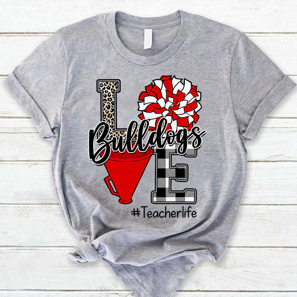 Personalized Shirt Love School Spirit Mascot Teacher Life Sport Shirt For Teacher Hk10 Trhn