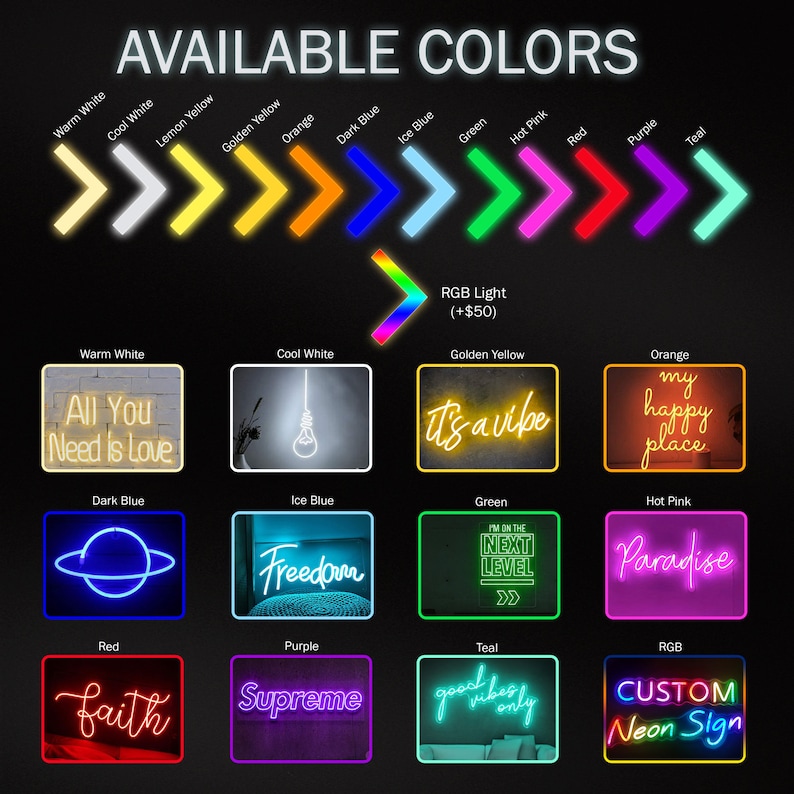 🌟🌟Custom Neon Sign |  Wedding Neon Sign | Led Neon Sign | Name Neon Sign | LED signs | Wall Decor | Home decor