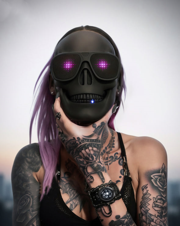 ✨Limited Sale 25% OFF✨Skull Head  Bluetooth Dynamic Speakers