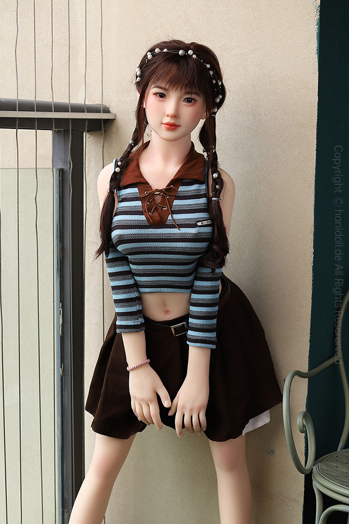 Mesedoll 145cm Silikon Liebespuppe Realistische Sexpuppe Erotik Puppe mit TPE Körper Studentin H4267