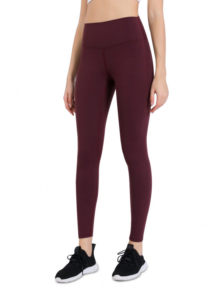 maroon align leggings