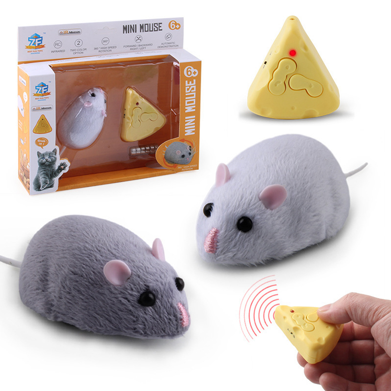 Simulation Mouse Remote Control Tease Cat Interactive Toy