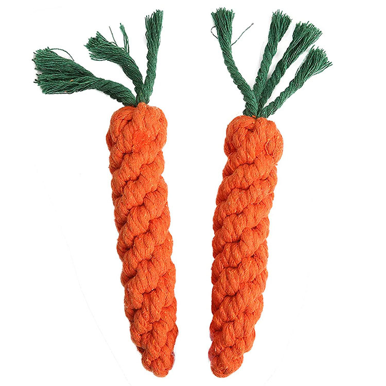 1Pc Easter decorative pet teeth cleaning Carrot toy