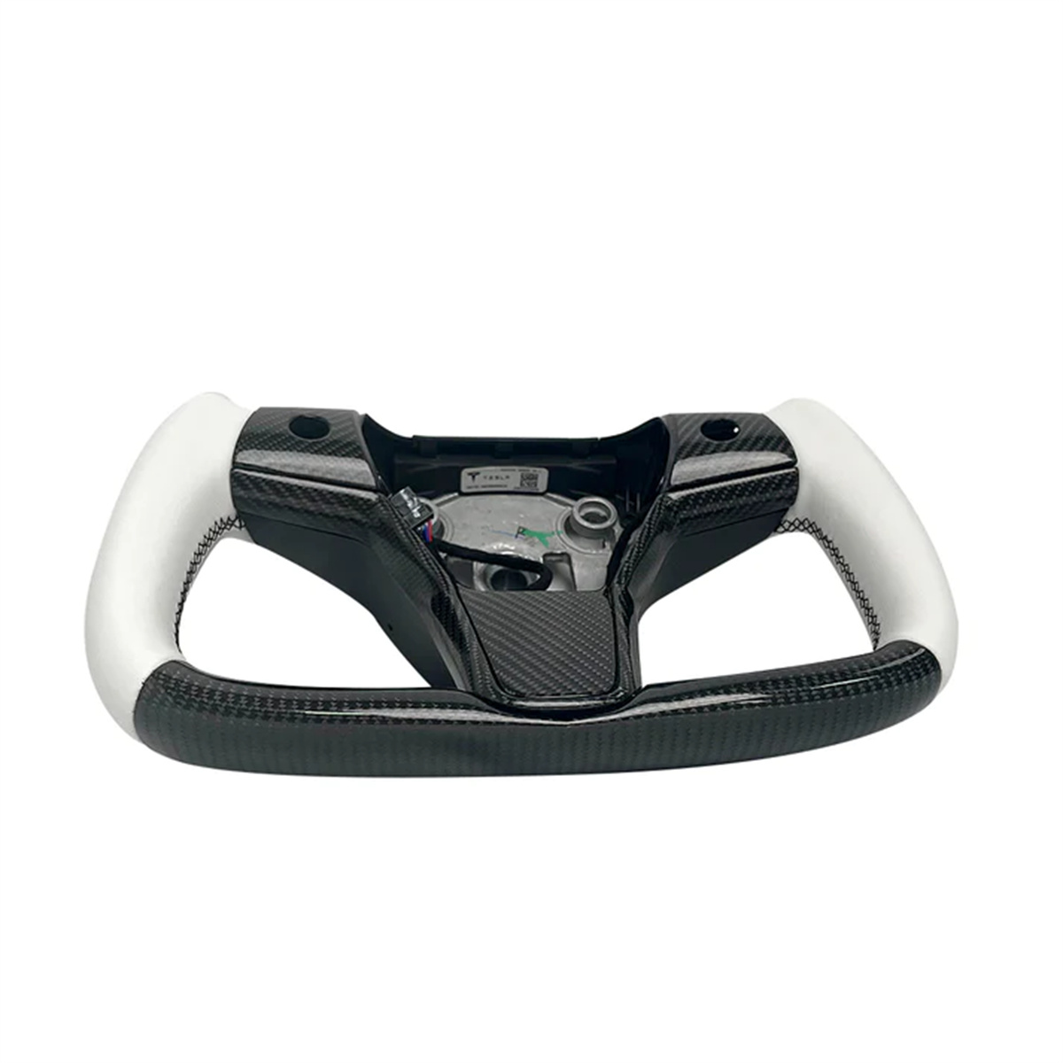 Mods to the Tesla Model 3 / Y Plaid Yoke steering wheel