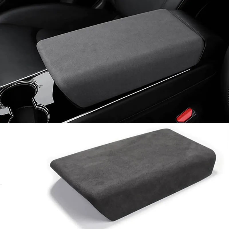 Alcantara armrest box for Tesla Model 3/Y
