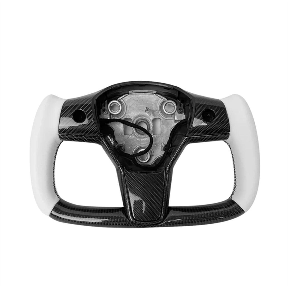 Mods to the Tesla Model 3 / Y Plaid Yoke steering wheel