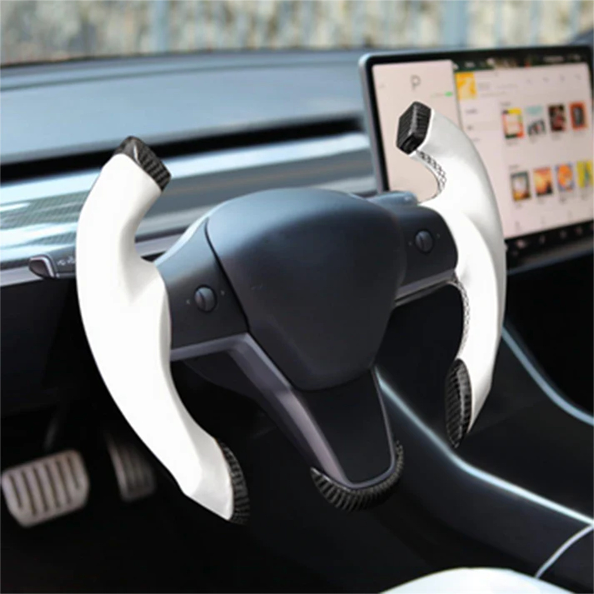 Roadster Steering Wheel for Tesla Model 3 / Y (2017-2023)