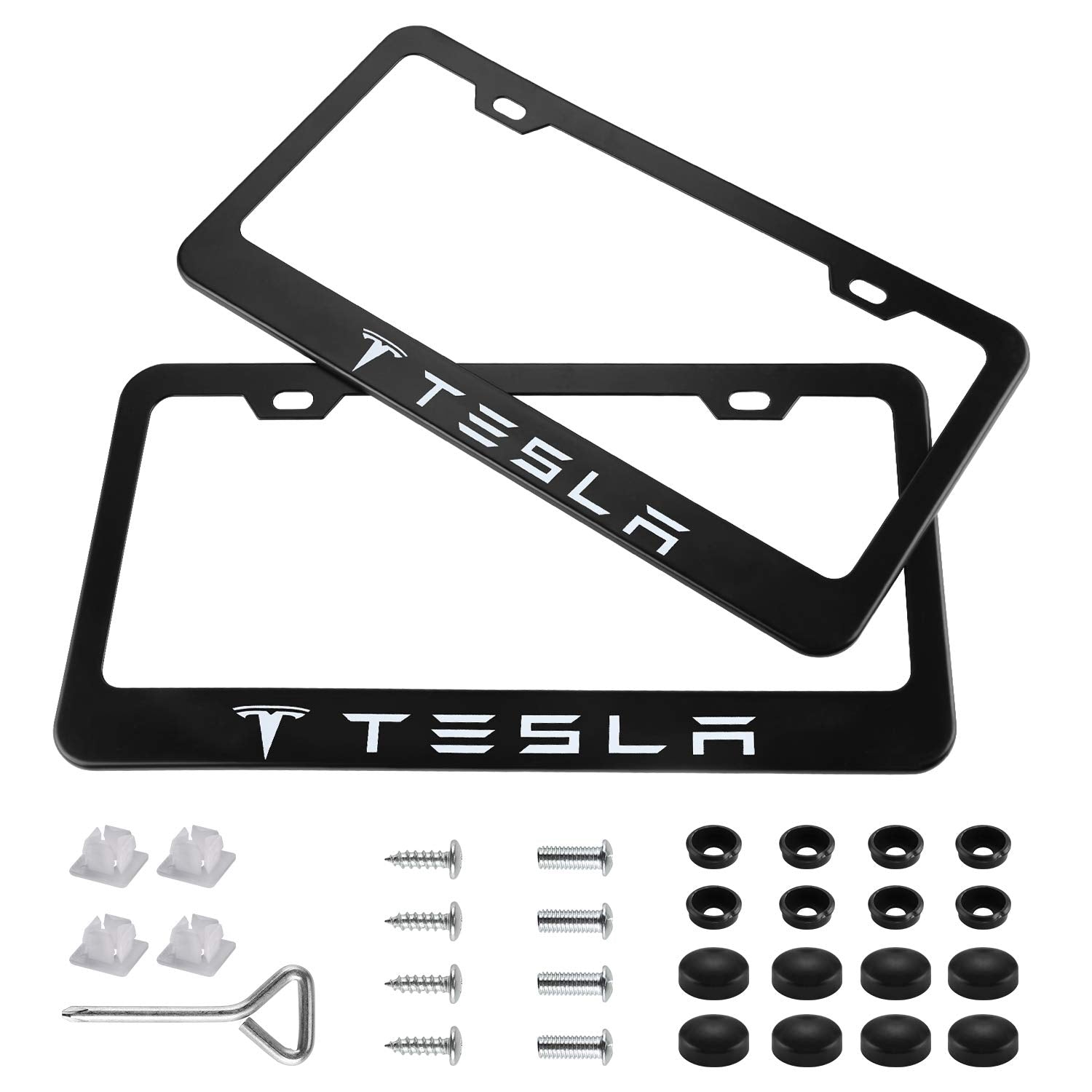 Tesla Model 3/Y License Plate Frame (Matte Black)