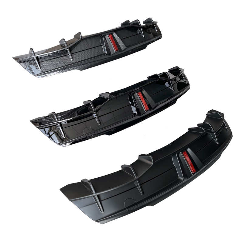 Rear Diffuser for Tesla Model Y with LED Lights