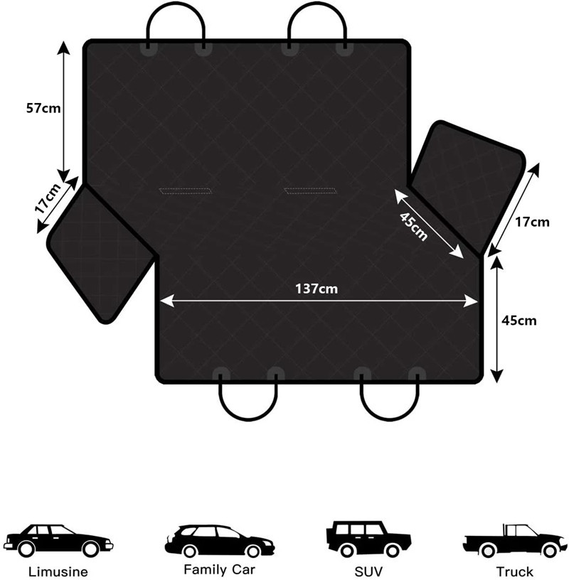Dog Seat Cover for Tesla Model 3 / Y / S / X