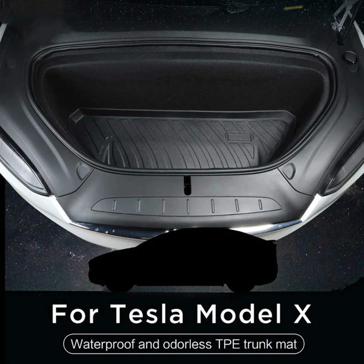 5 Seater Tesla Model X Floor Mats (20212024)