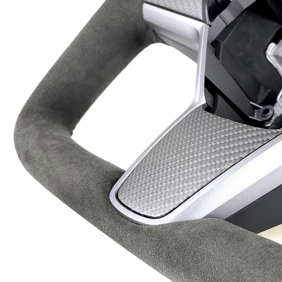 Alcantara Yoke Steering Wheel for Tesla Model 3 / Y