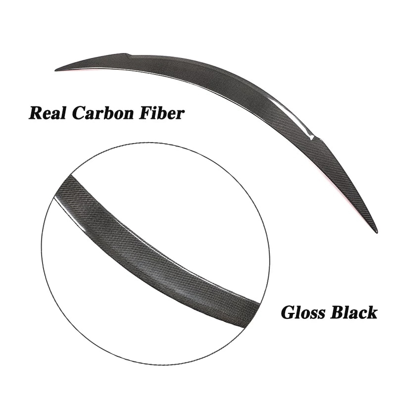 Tesla Model S Spoiler - Real Molded Carbon Fiber