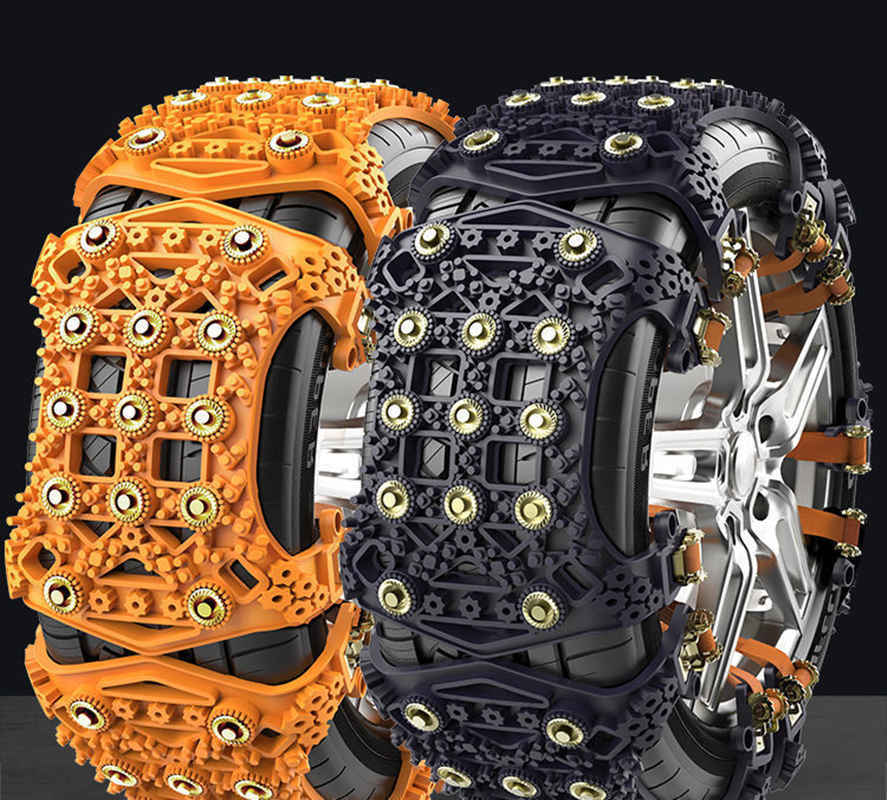 Snow Chains for Tesla Model 3/S/X/Y (Set of 6)