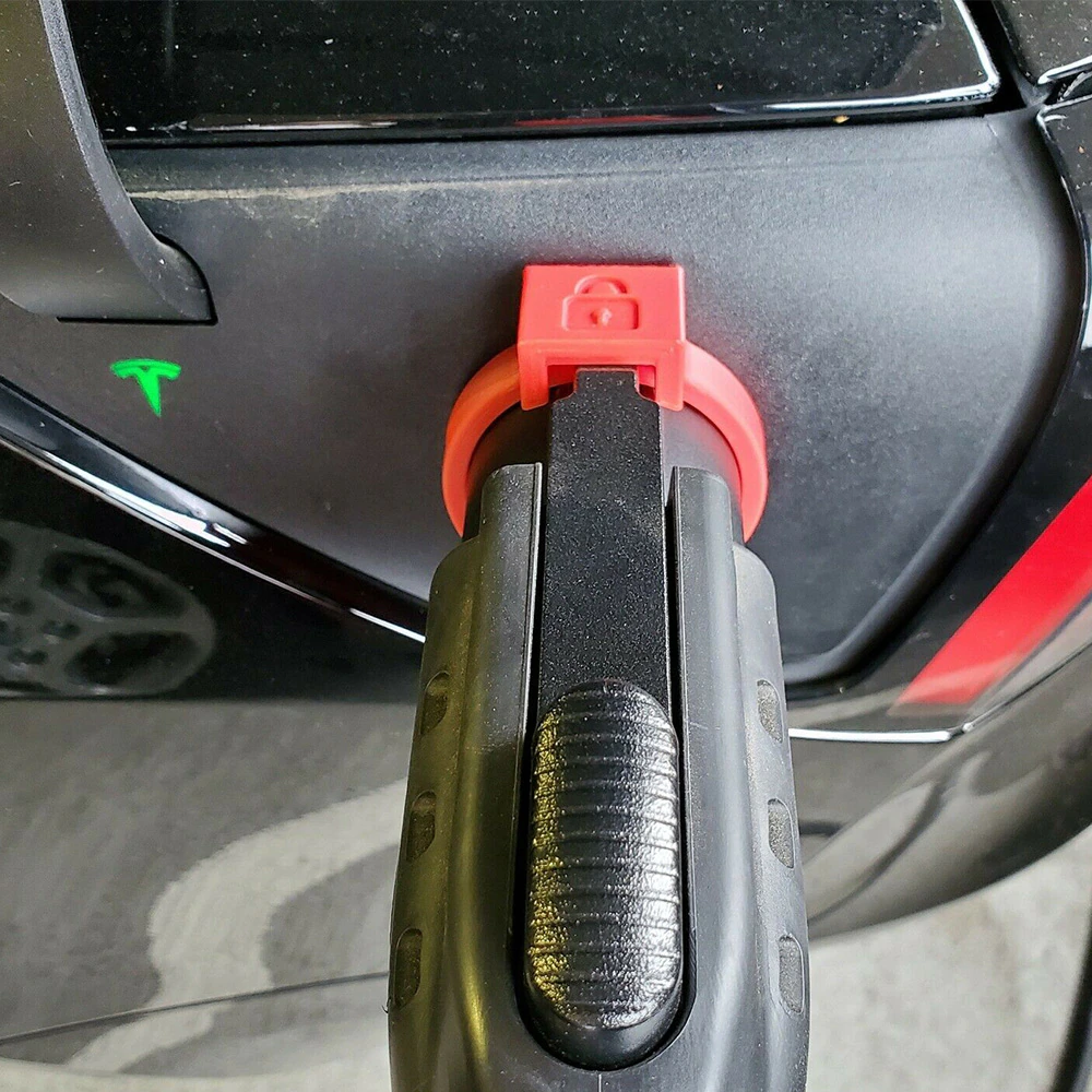 Tesla J1772 Adapter Lock