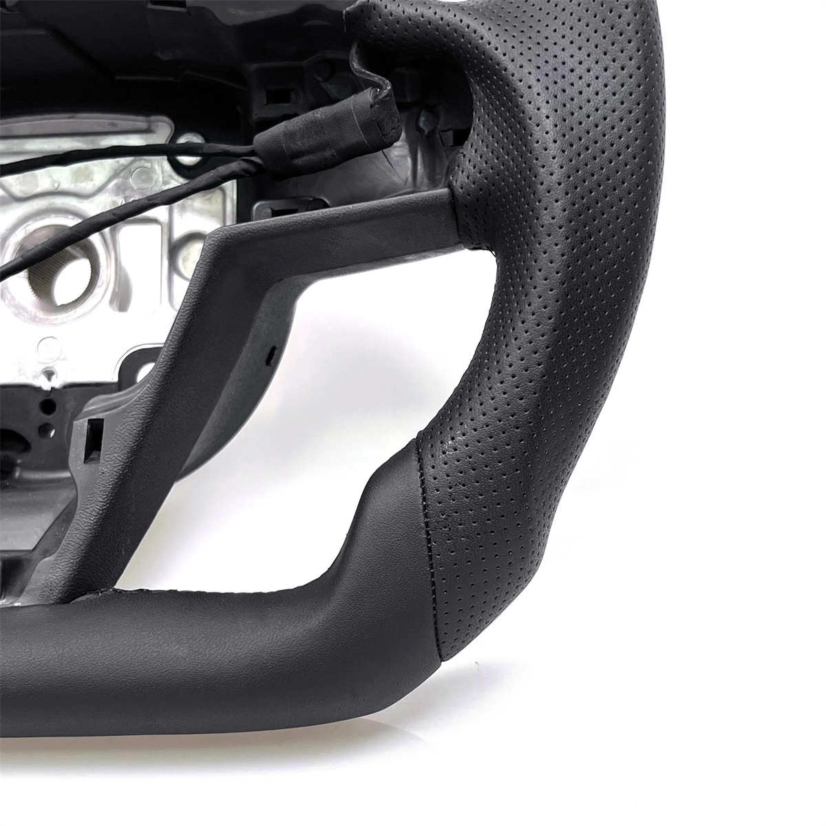 Round Steering Wheel Replacement for Tesla Model S/X 2021+ 