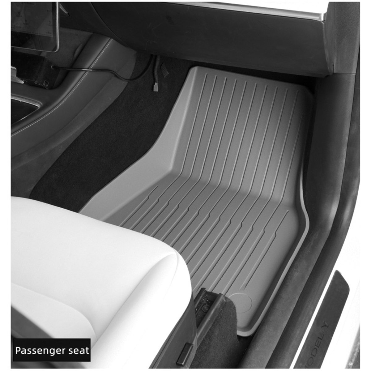 TPE Foot Mats for Tesla Model Y - Left Rudder