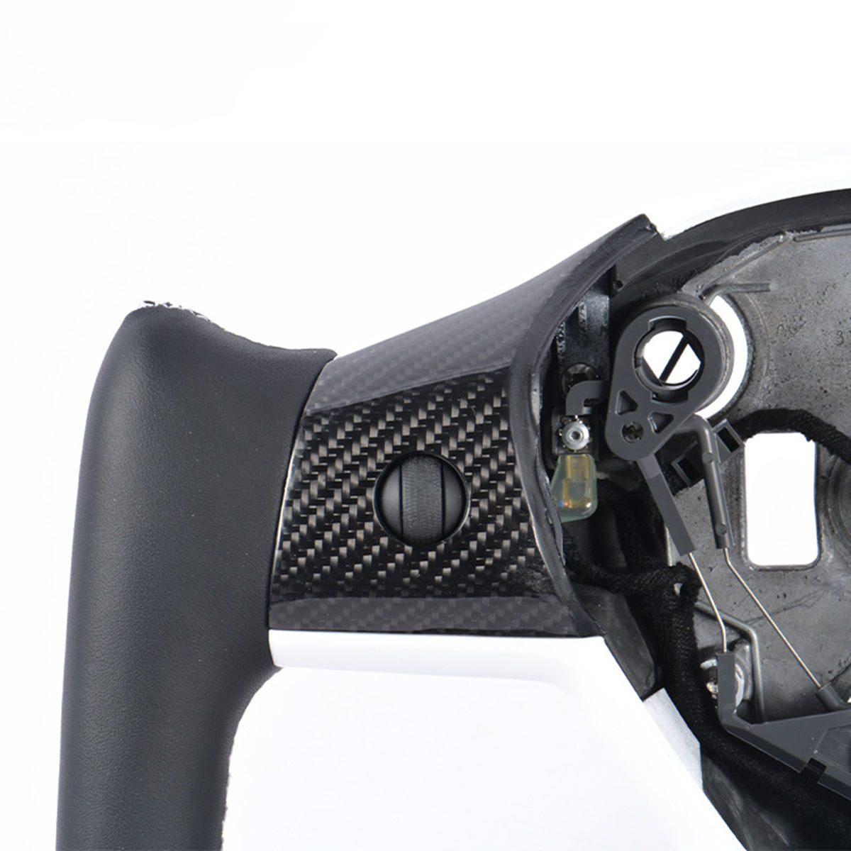 Alcantara Yoke Steering Wheel for Tesla Model 3 / Y (2017-2023)