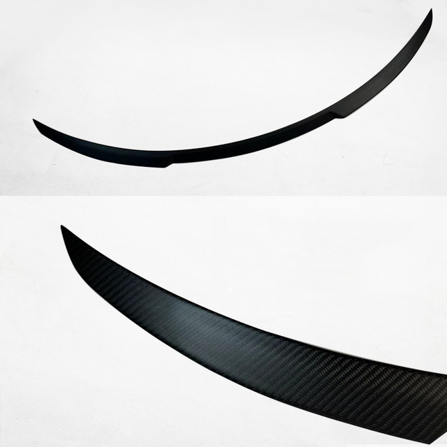 Tesla Model Y Aftermarket Spoiler - Real Molded Carbon Fiber