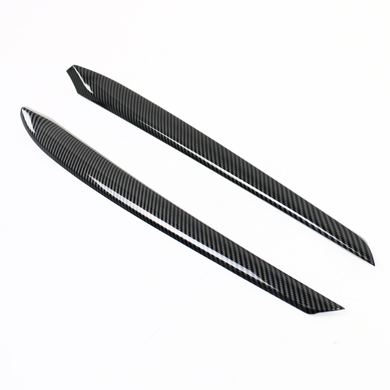Carbon Fiber Interior Door Panel Cover Trim Fit For Tesla Model 3/Y (2021-2023)