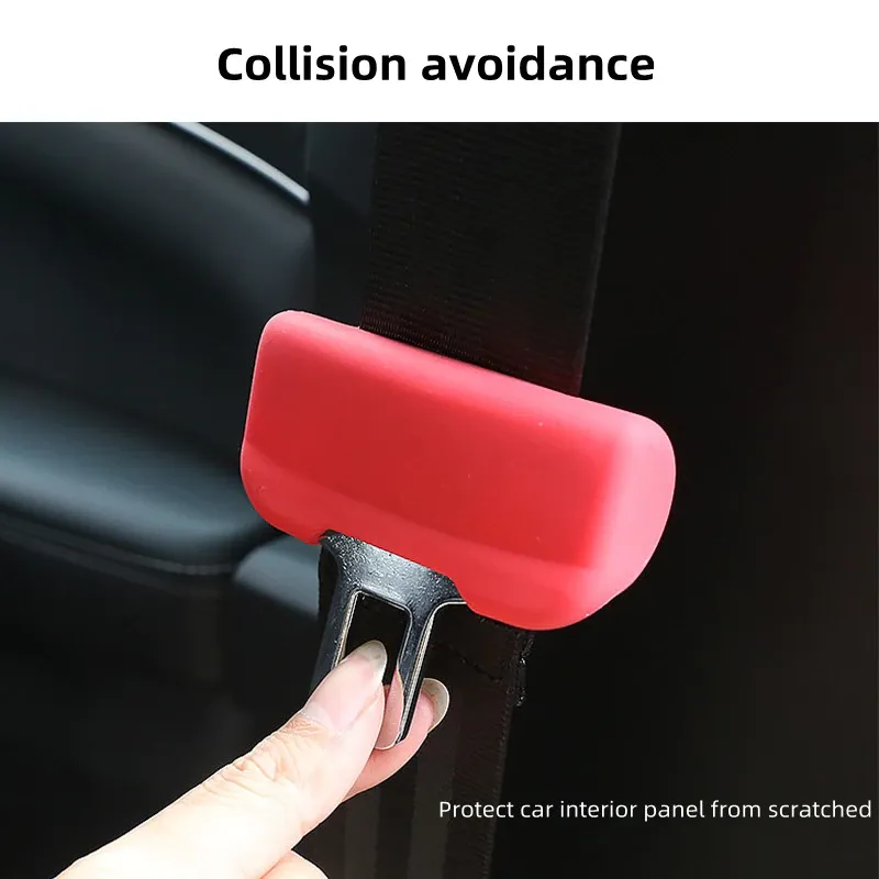 Silicone Seat Belt Buckle Protective Cover for Tesla Model S/3/X/Y