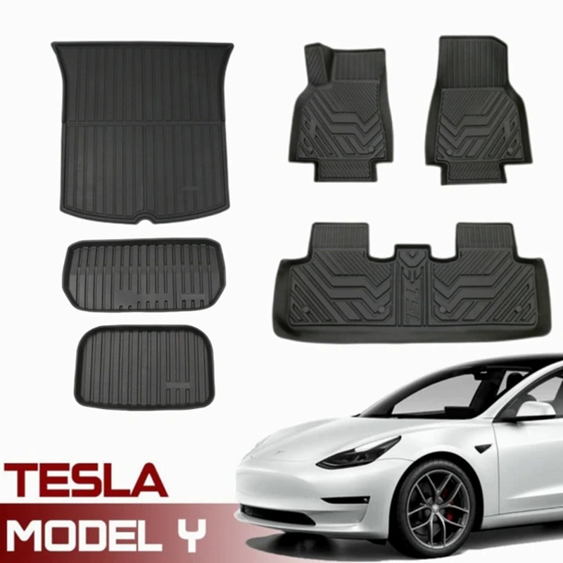 Tesla Model Y TPE All Weather Floor Mats (2021-2023)