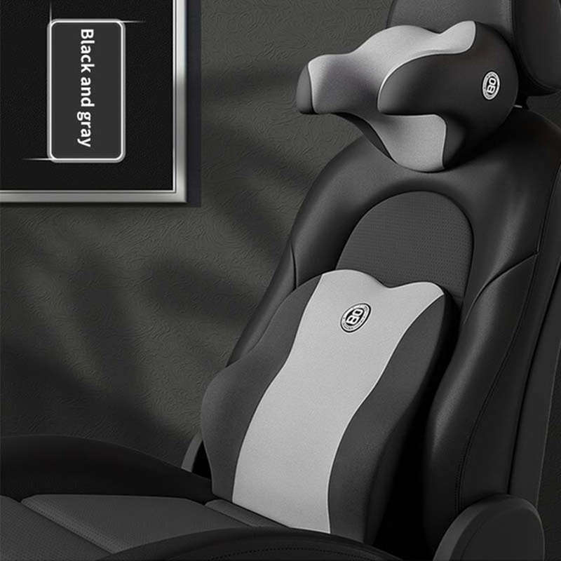 2pcs Tesla U-Shaped Memory Foam Headrest