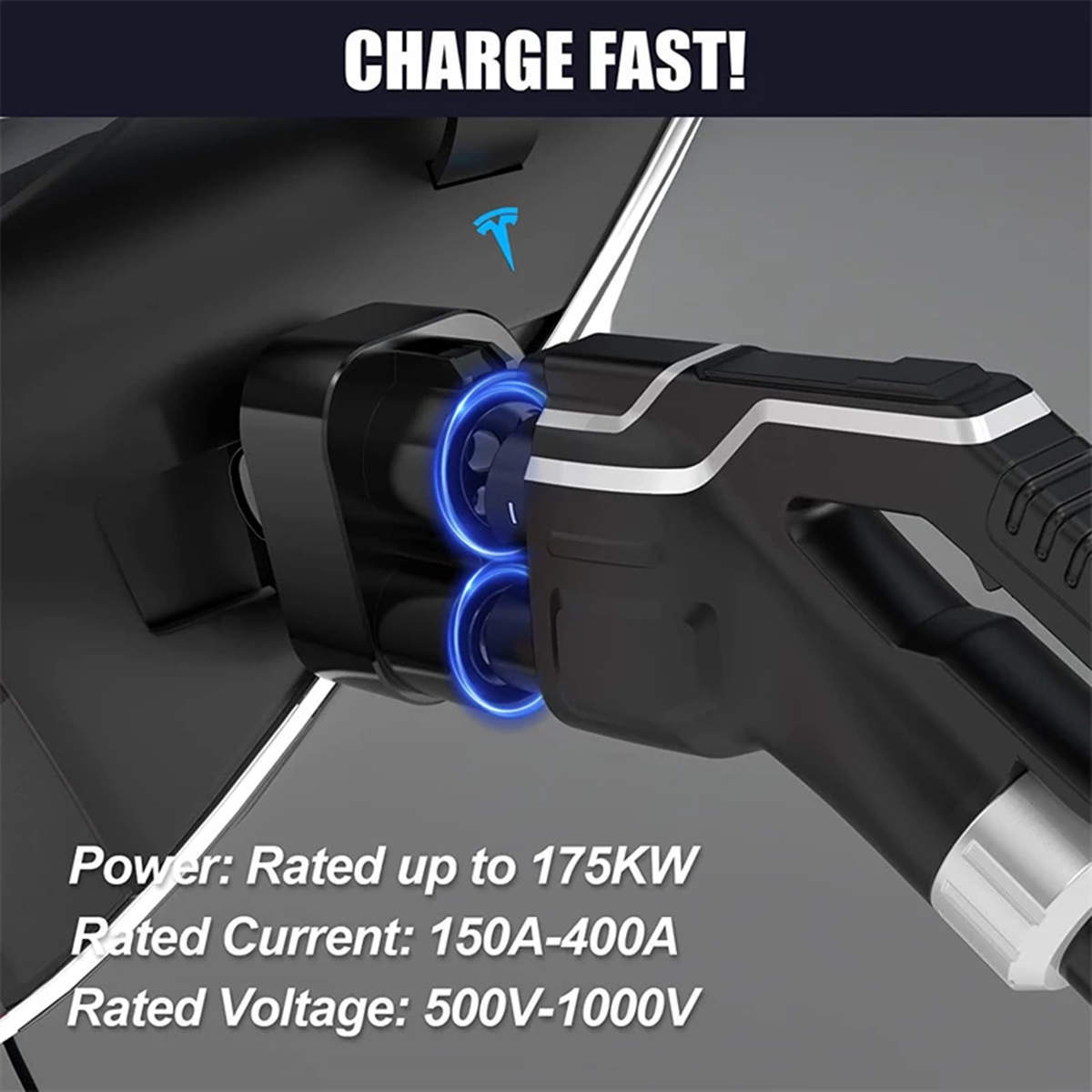 Lectron CCS1 To Tesla Charging Adapter (Balck)