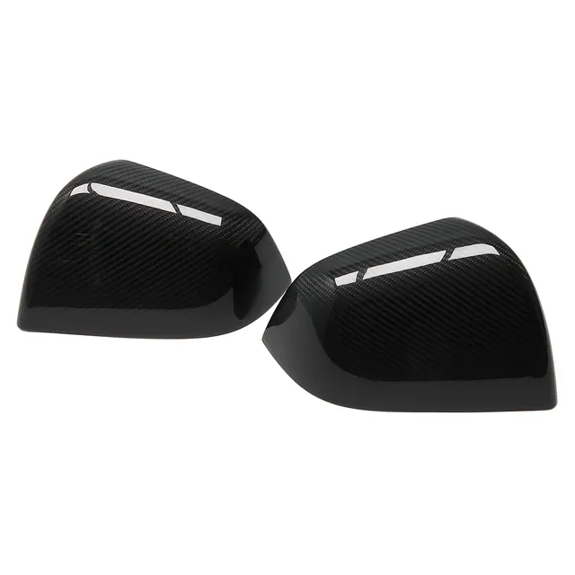 Tesla Model Y Carbon Fiber Mirror Caps -Real Molded Carbon Fiber