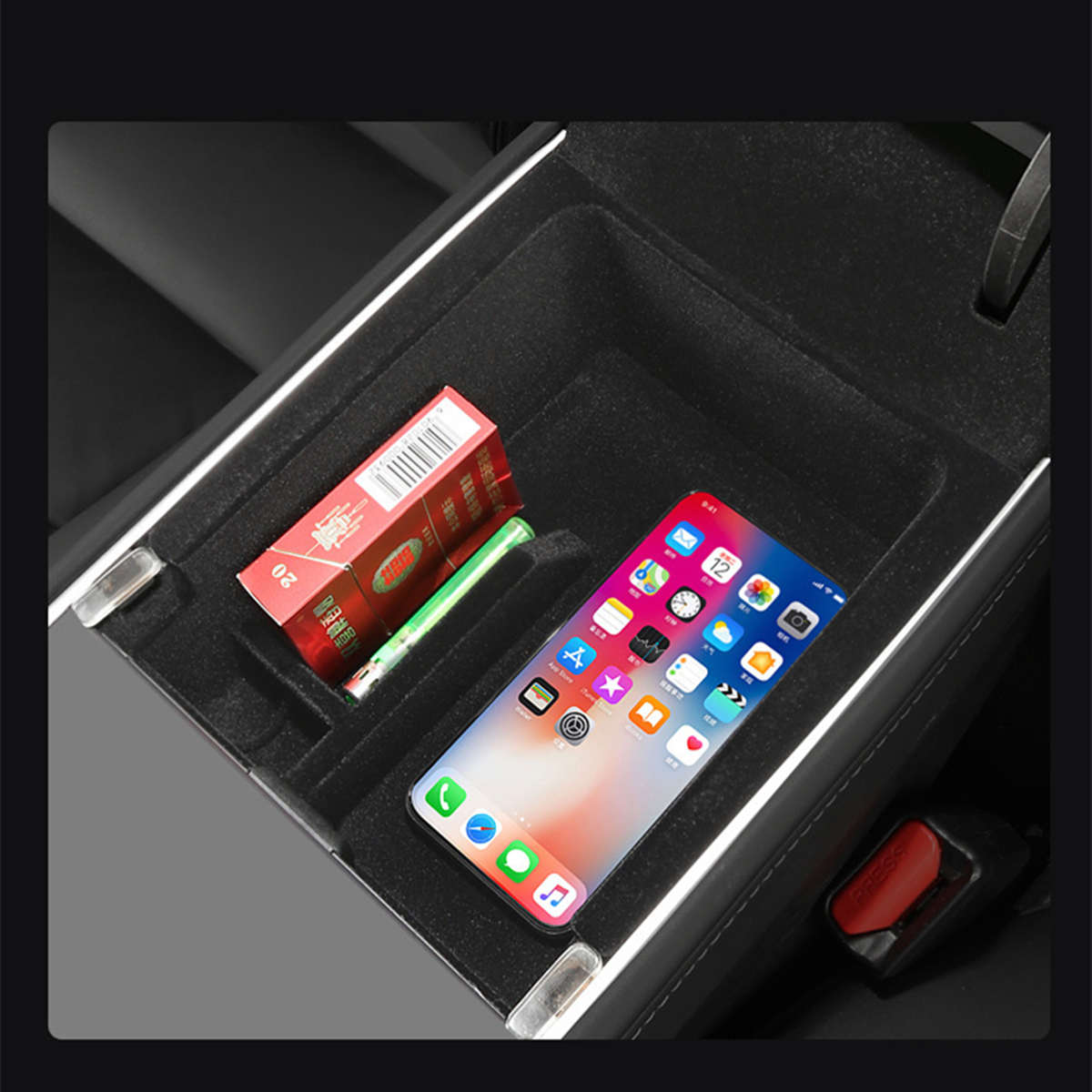 Center Console Storage Box for Tesla Model 3/Y 2021-2023
