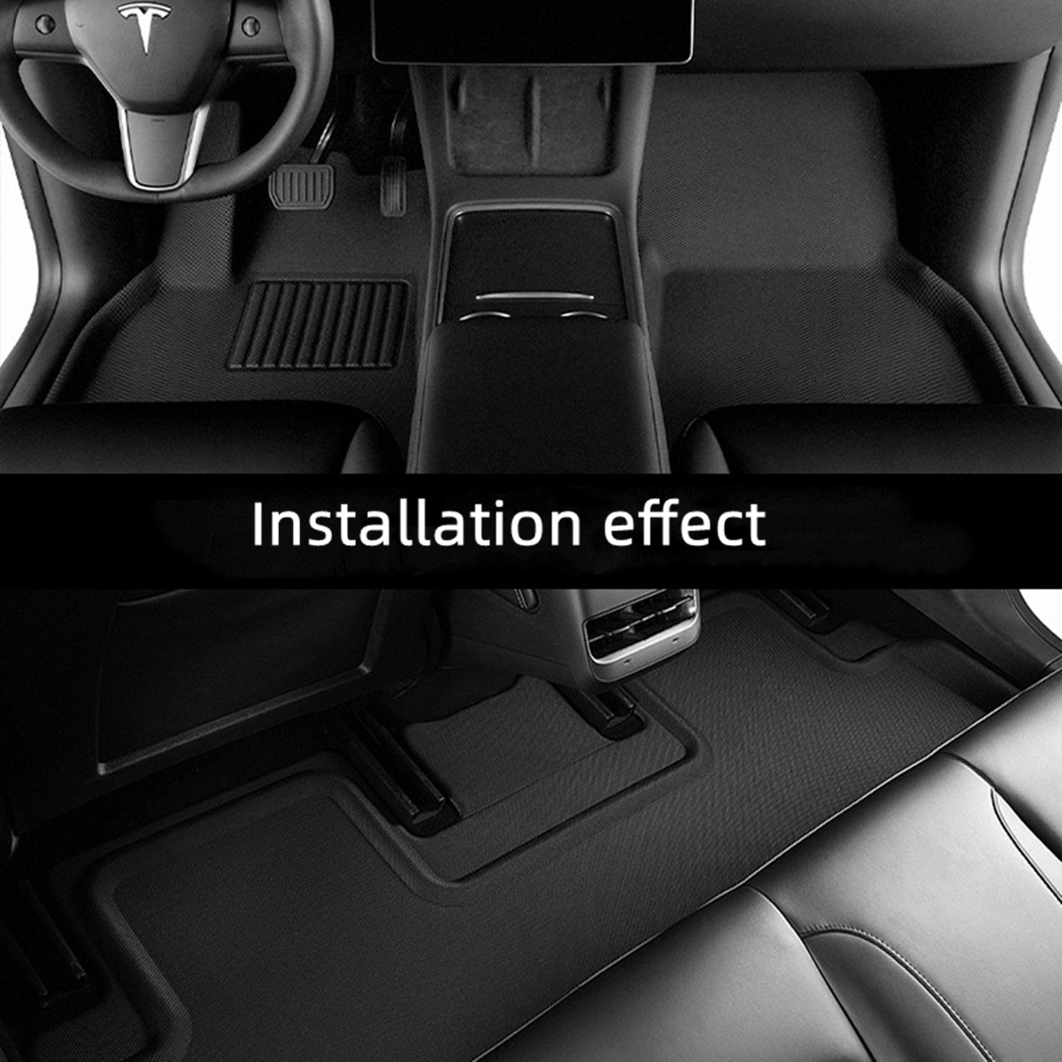 TAPTES for Tesla Model Y Floor Mats 7 (7 Seater Full Set)