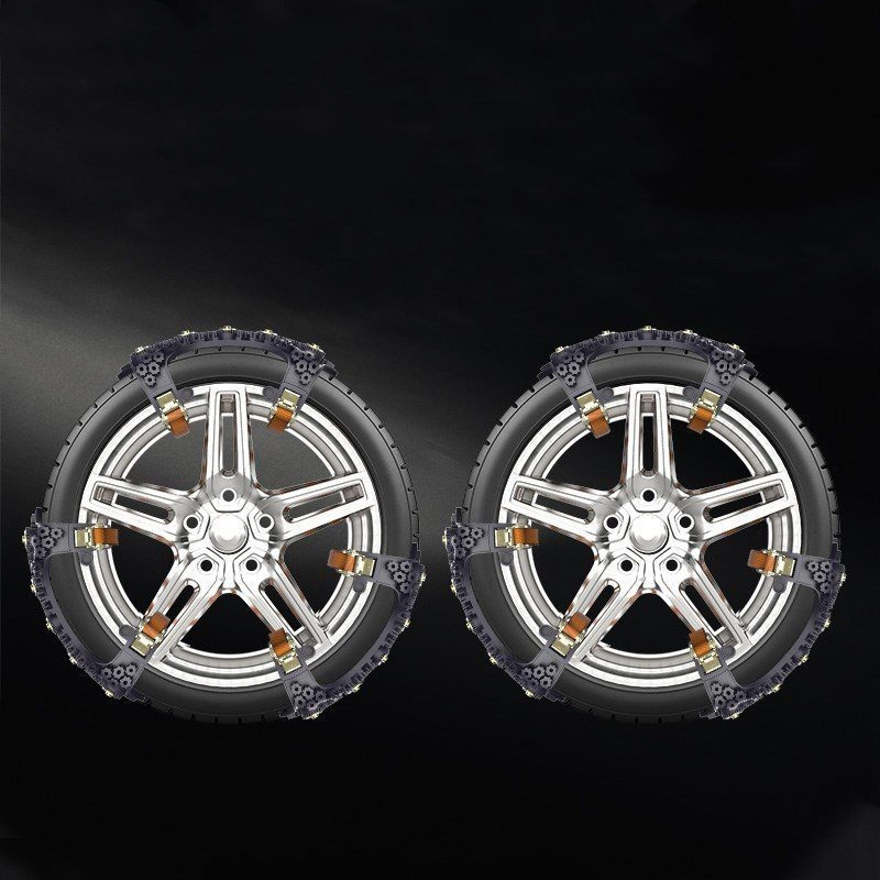 Snow Chains for Tesla Model 3/S/X/Y (Set of 6)