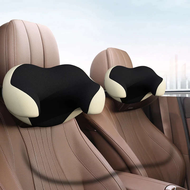 2pcs Tesla U-Shaped Memory Foam Headrest