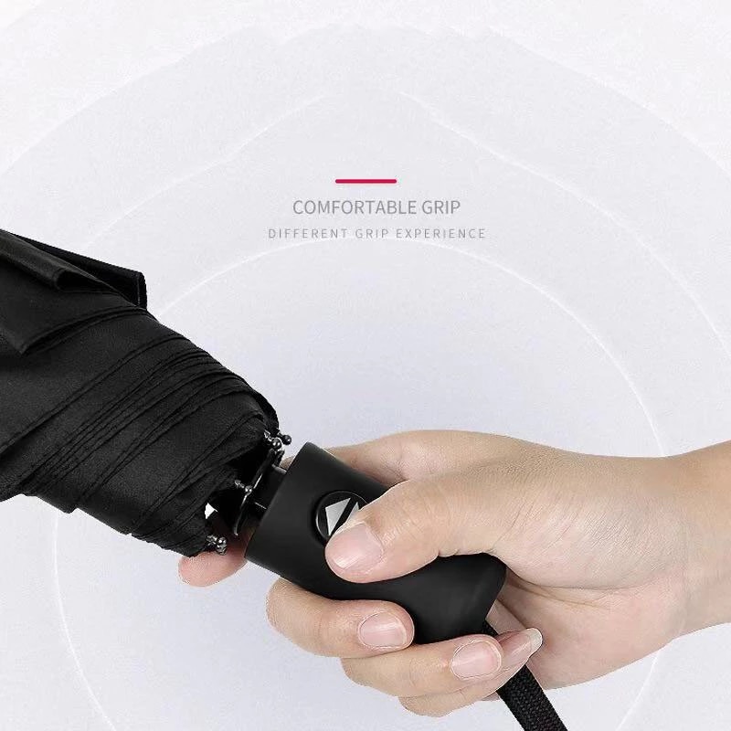 Tesla Umbrella With LED Flashlight Reflective Stripe