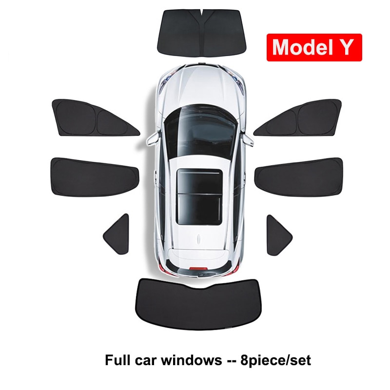 Top Privacy Sonnenschutz für Tesla Model 3 Y Custom-Fit Auto