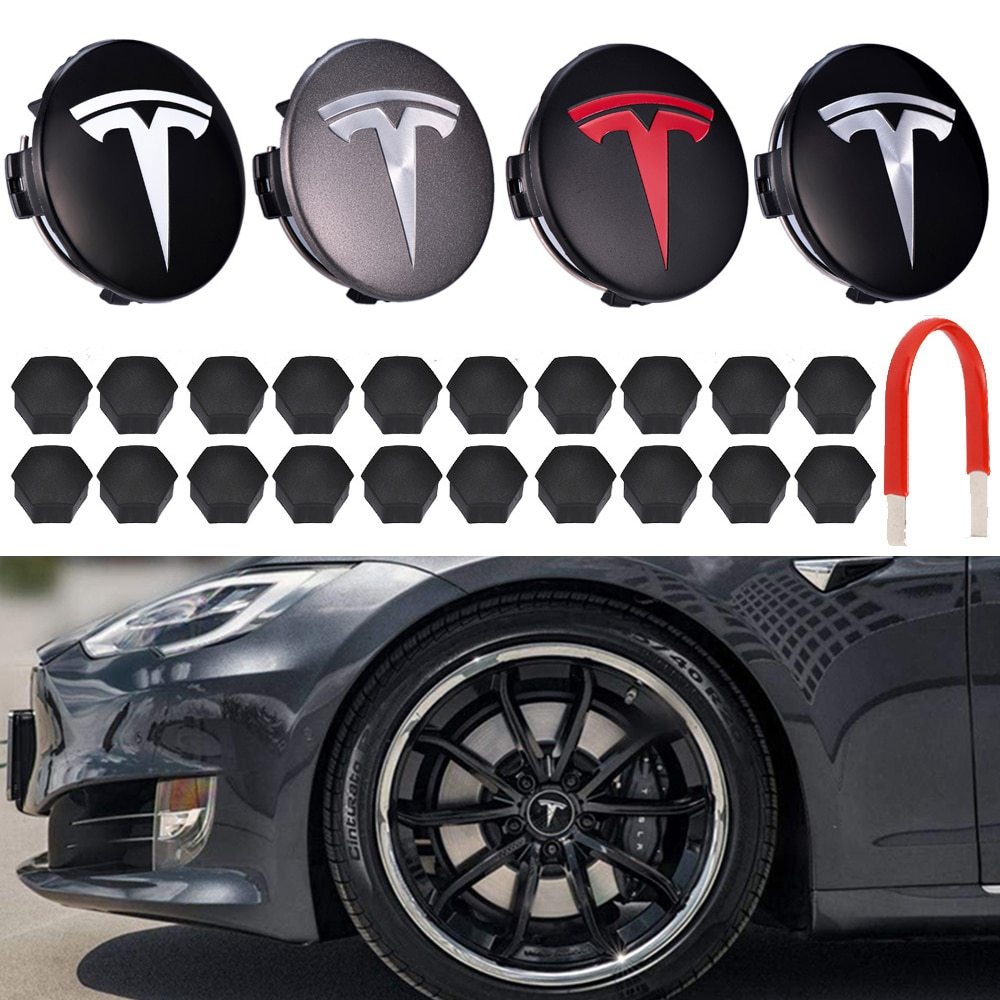 Aero Wheel Cap Kit for Tesla Model S/3/X/Y
