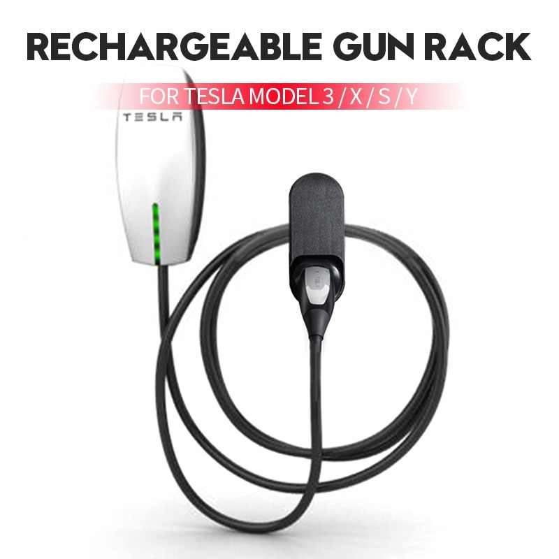 Black Tesla Wall Connector Bracket For Model S/3/X/Y