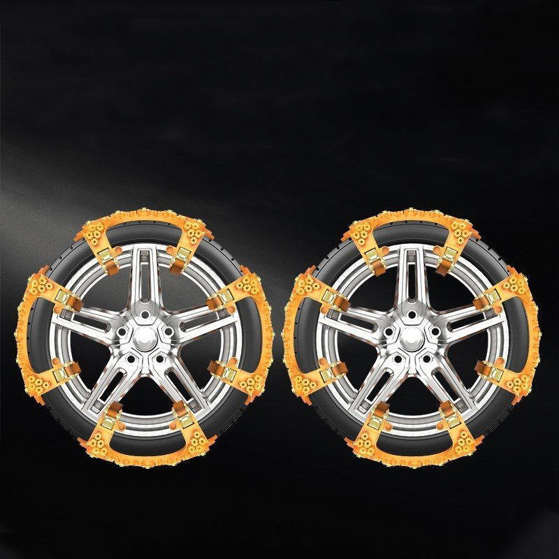 Snow Chains for Tesla Model 3/S/X/Y (Set of 6)